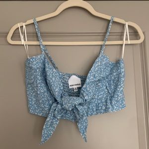 Skyler & Madison floral crop top